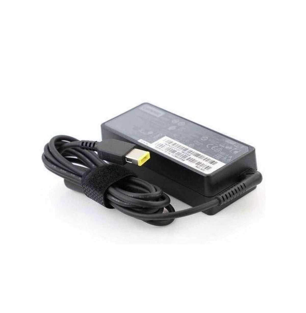 Chargeur PC Portable Lenovo USB65W Embout Rectangulaire Jaune (Slim Tip) – Adaptateur Secteur Lenovo ThinkPad / IdeaPad (20V - 4.5A)