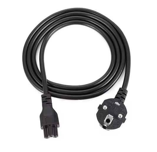 Câble d'Alimentation Secteur Trèfle C5 (Mickey Mouse) – Câble PC Portable / Chargeur (Prise Schuko / UE)