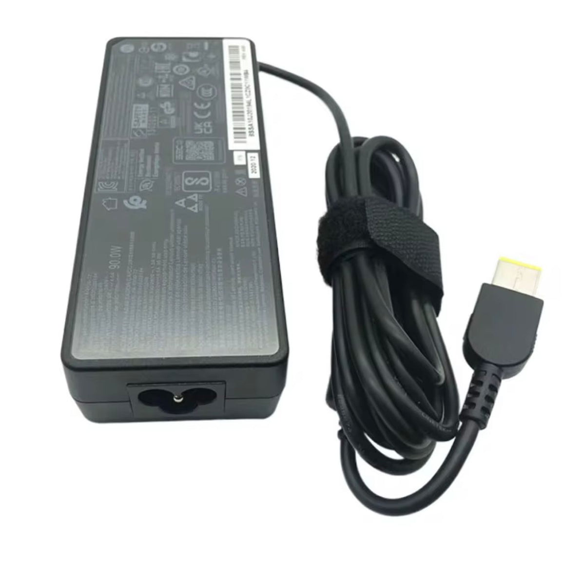 Chargeur PC Portable Lenovo USB65W Embout Rectangulaire Jaune (Slim Tip) – Adaptateur Secteur Lenovo ThinkPad / IdeaPad (20V - 4.5A)