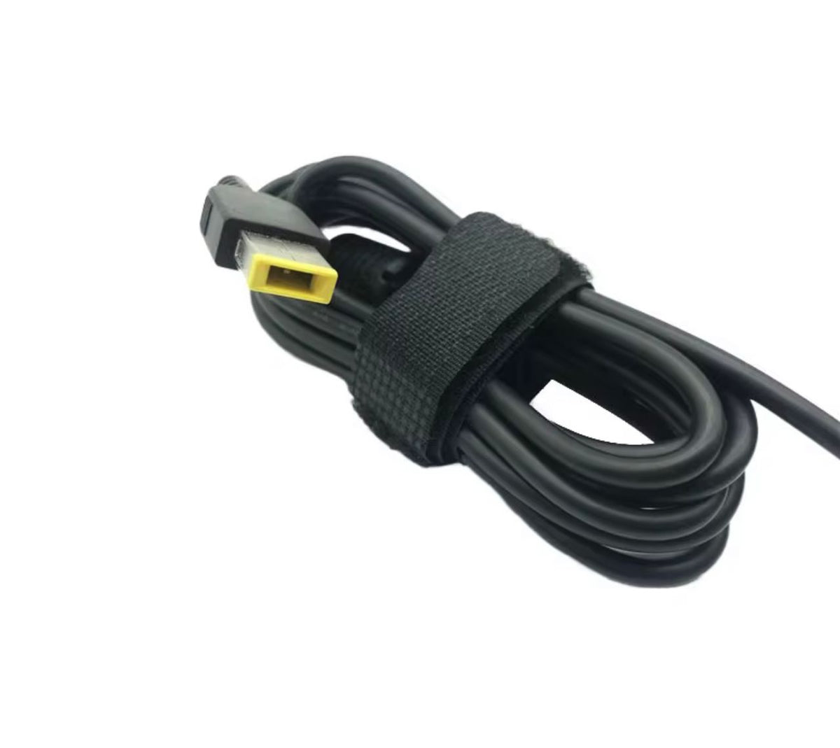 Chargeur PC Portable Lenovo USB65W Embout Rectangulaire Jaune (Slim Tip) – Adaptateur Secteur Lenovo ThinkPad / IdeaPad (20V - 4.5A)