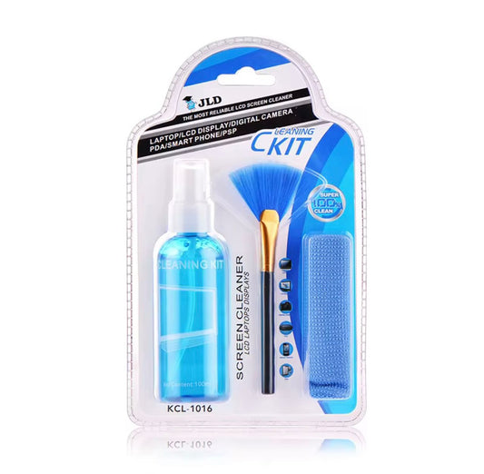 Kit de Nettoyage d'Ecran TV LCD 3 en 1 - Pour Ordinateur de Bureau - Portable - Caméra Numérique - Clavier