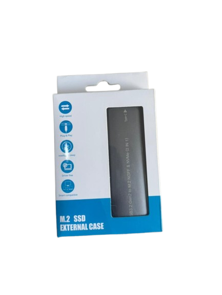 Boîtier M2 SSD NVMe - USB 3.2 Type-C Haute Vitesse Externe PORTABLE
