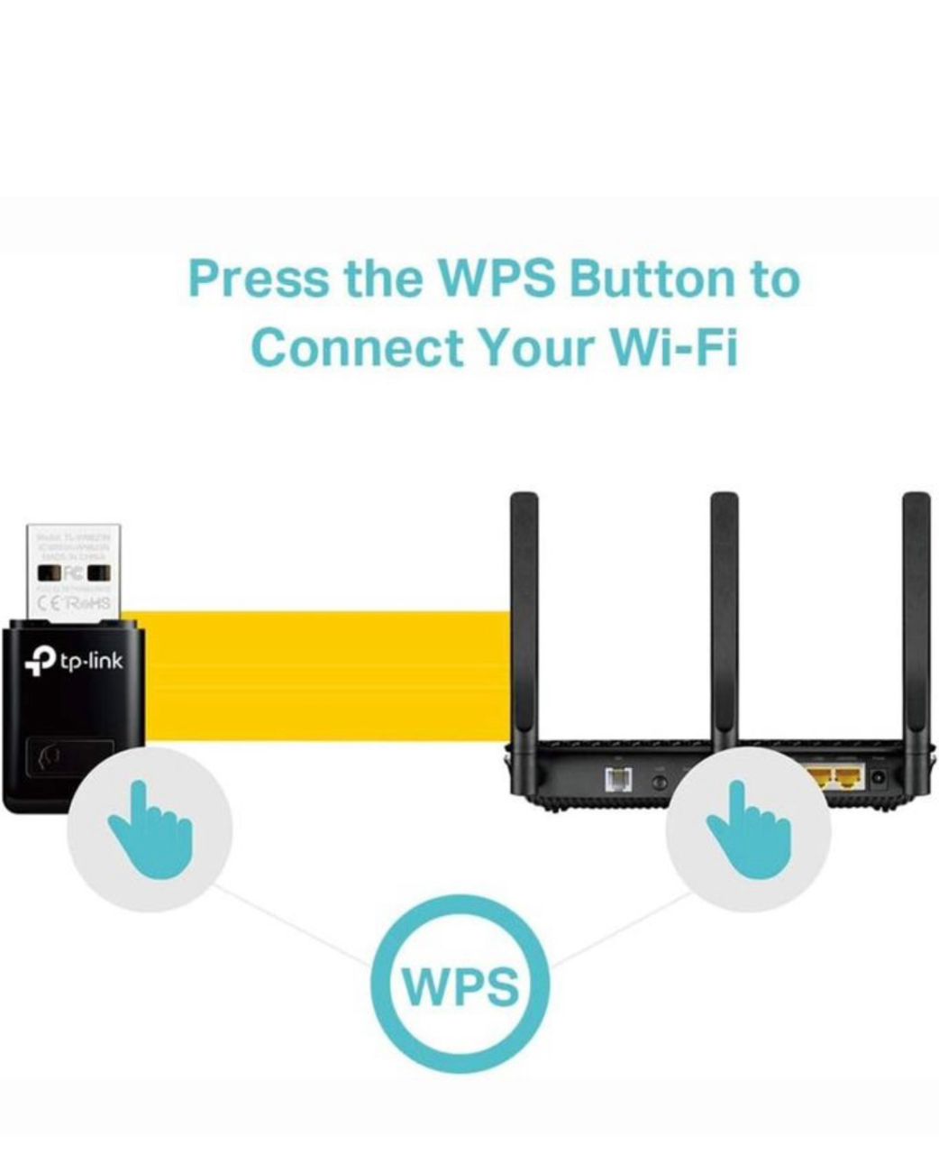 TP Link TP-Link TL-WN823N - Clé Wi-Fi USB 300 Mbps Mini Adaptateur Sans Fil pour PC & Laptop