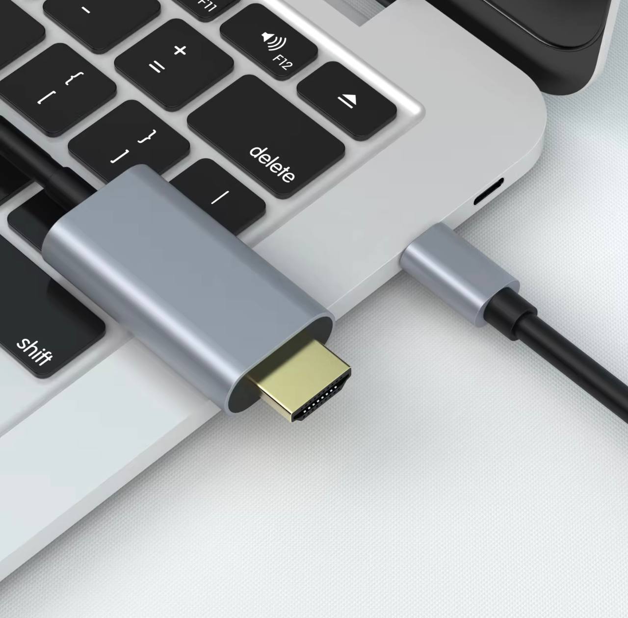 Câble USB Type-C vers HDMI 4K Ultra HD 1M – Compatible MacBook, PC Portable, Smartphone, Tablette et TV
