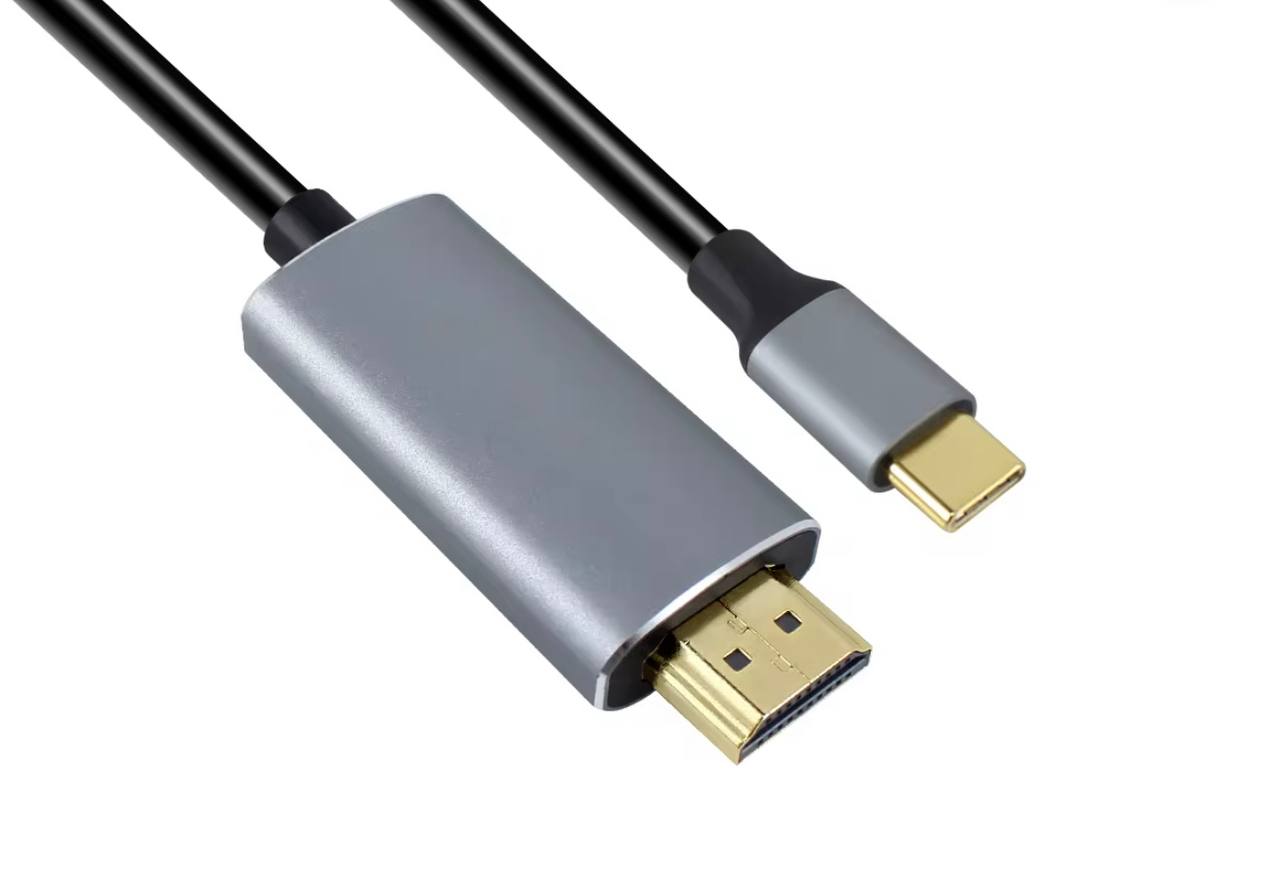 Câble USB Type-C vers HDMI 4K Ultra HD 1M – Compatible MacBook, PC Portable, Smartphone, Tablette et TV