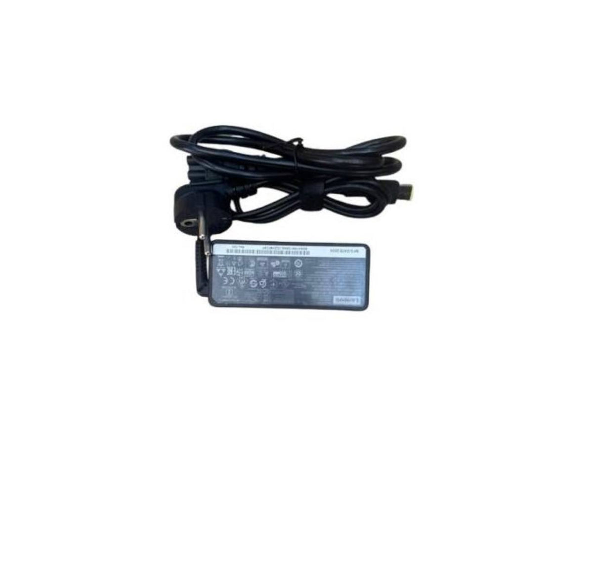 Chargeur PC Portable Lenovo USB65W Embout Rectangulaire Jaune (Slim Tip) – Adaptateur Secteur Lenovo ThinkPad / IdeaPad (20V - 4.5A)