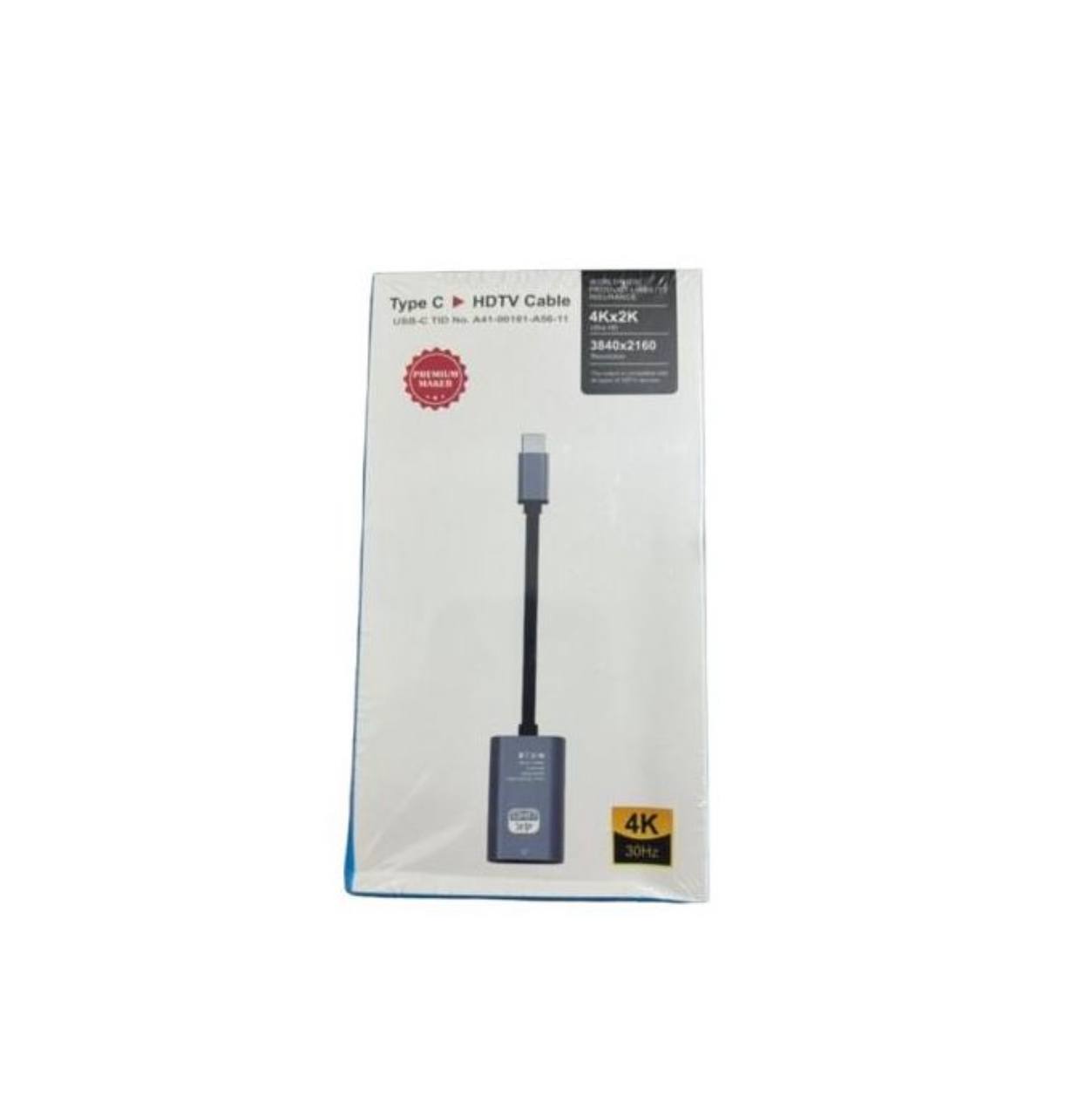 Adaptateur USB-C vers HDMI 4K 30Hz - Type-C vers HDTV Ultra HD