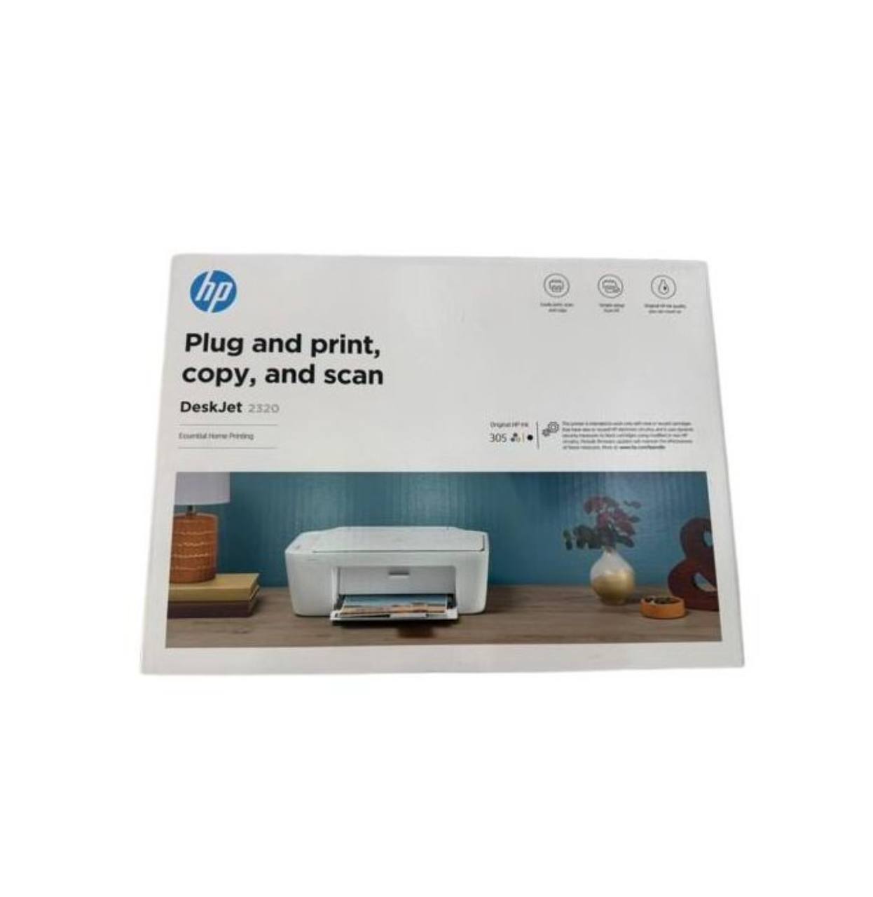 Hp Imprimante DeskJet 2320 - Imprimante Multifonction Couleur (Impression, Scan & Copie) - USB