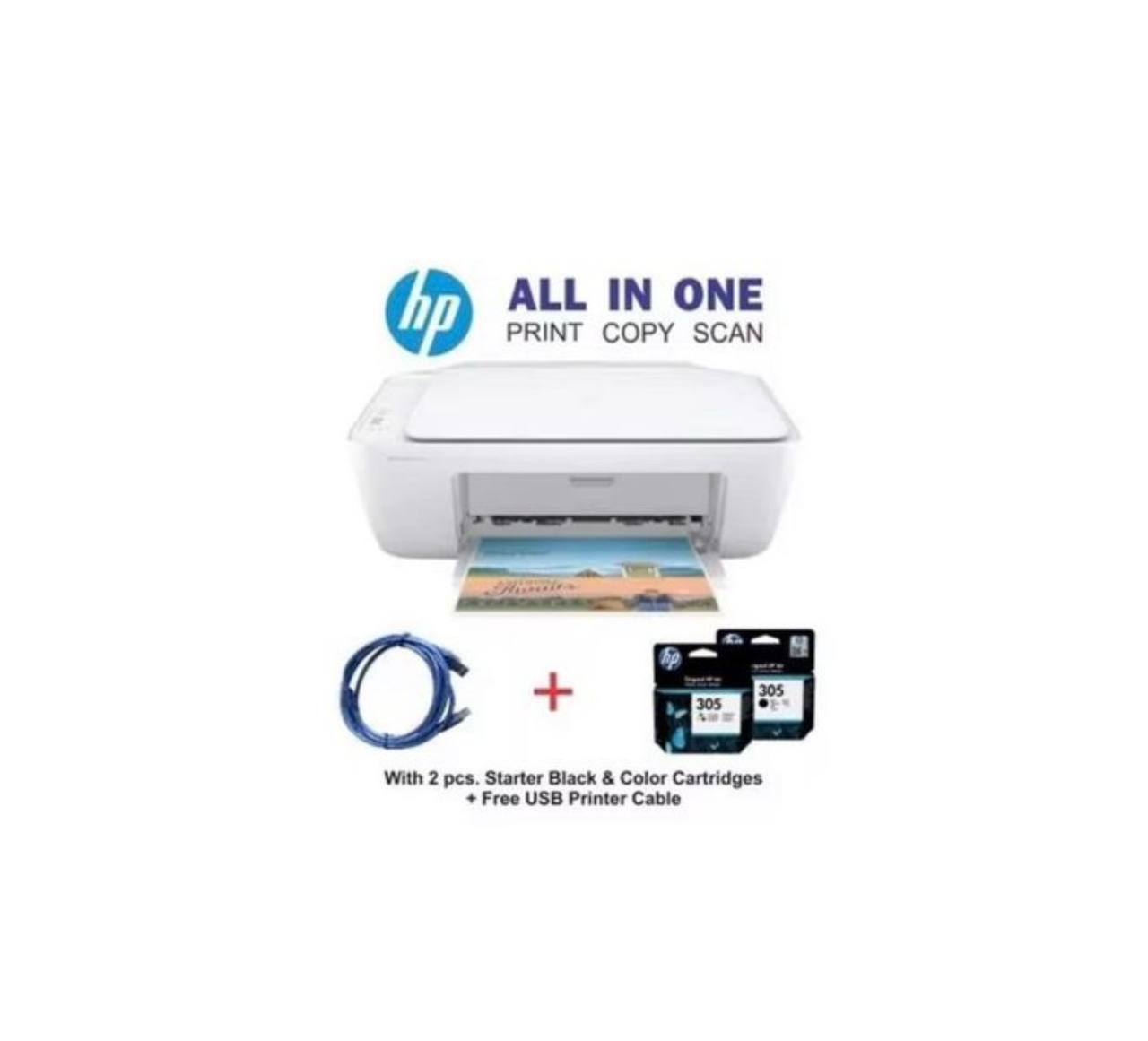 Hp Imprimante DeskJet 2320 - Imprimante Multifonction Couleur (Impression, Scan & Copie) - USB