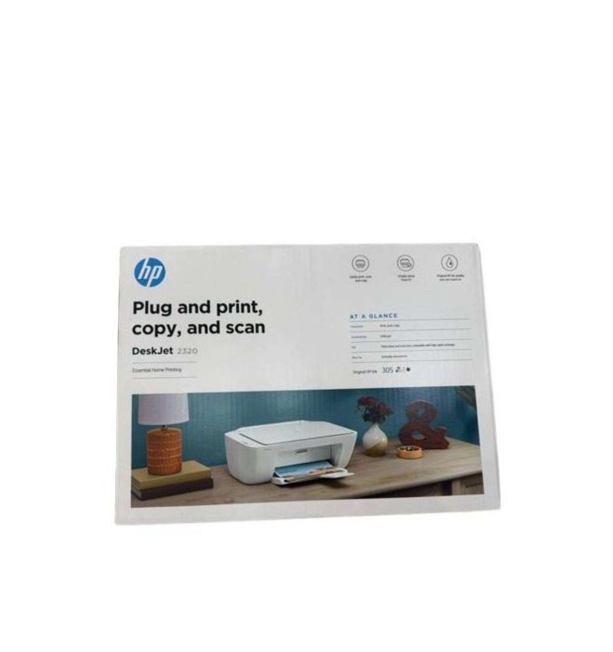 Hp Imprimante DeskJet 2320 - Imprimante Multifonction Couleur (Impression, Scan & Copie) - USB